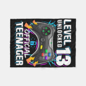 Couverture Polaire Level 13 Unlocked Official Teenager Video Game 13t (Devant (Horizontal))