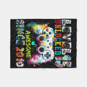 Couverture Polaire Level 15 Unlocked Awesome Since 2010 15th Birthday (Devant (Horizontal))