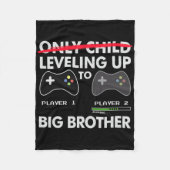 Couverture Polaire Leveling To Big Brother Shirt - Jeu Vidéo Jouer (Devant)