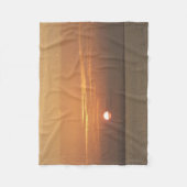 Couverture Polaire Lever de soleil sur la mer des Caraïbes Aruba I (Devant)