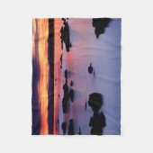 Couverture Polaire Lever du soleil au point noir du lac Mono (Devant)