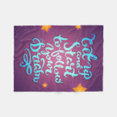 Couverture Polaire Levez et commencez à suivre vos rêves (Devant (Horizontal))