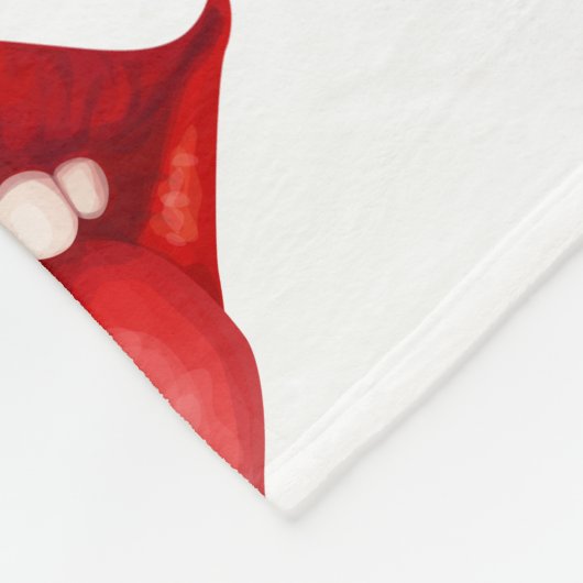 Couverture Polaire Lèvres (Coin)