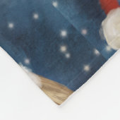 COUVERTURE POLAIRE  LÉVRIER AFGHAN    (Coin)