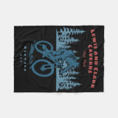 Couverture Polaire Lewis And Clark Caverns State Park Mountain Bike B (Devant (Horizontal))