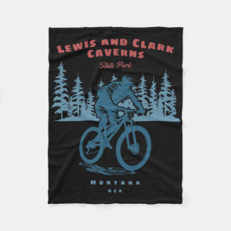 Couverture Polaire Lewis And Clark Caverns State Park Mountain Bike B