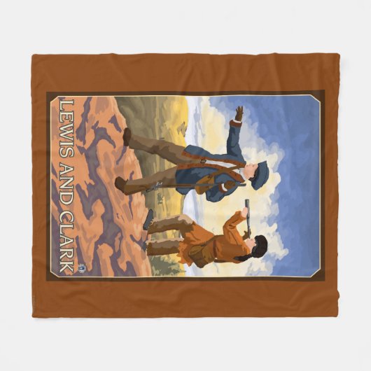 Couverture Polaire Lewis et Clark explorant l'ouest (Devant (Horizontal))