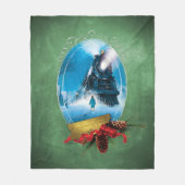 Couverture Polaire L'Express polaire | Arrivée du train encadré de va (Devant)