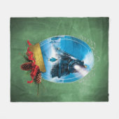 Couverture Polaire L'Express polaire | Arrivée du train encadré de va (Devant (Horizontal))