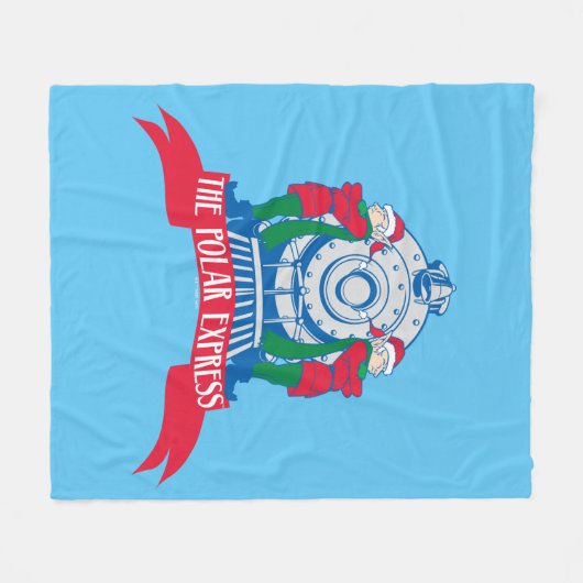 Couverture Polaire L'Express polaire | Elfes debout En Train (Devant (Horizontal))