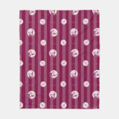 Couverture Polaire L'Express polaire | Motif du Père Noël rayé (Devant)