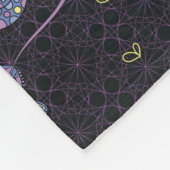 Couverture Polaire Lézard de Zentangle (Coin)