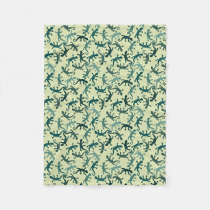 Couverture Polaire Lézards tropicaux