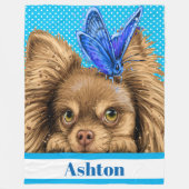 Couverture Polaire Lg Precious Chihuahua Blanche polaire (Devant)