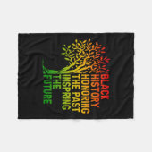 Couverture Polaire L'histoire noire honore le passé de la fierté afri (Devant (Horizontal))