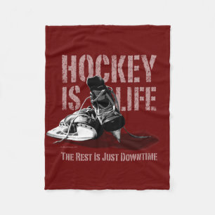 Couverture Polaire L'hockey est la vie