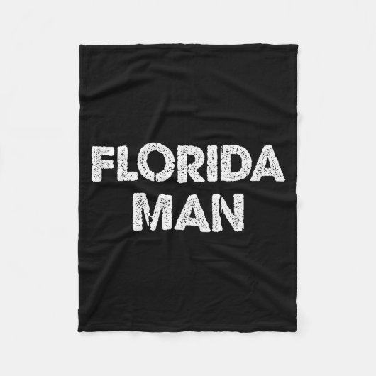 Couverture Polaire L'homme de Floride - Mème drôle  (Devant)