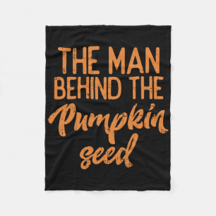 Couverture Polaire L'Homme Derrière La Graine Citrouille Halloween Pr