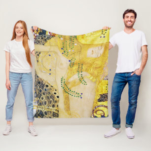 Couverture Polaire L'Hydra, Gustav Klimt