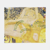 Couverture Polaire L'Hydra, Gustav Klimt (Devant (Horizontal))
