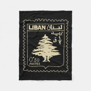 Couverture Polaire Liban Soutien Vintage Liban Beyrouth Carte Libanai