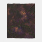 Couverture Polaire Libellule de nuit sombre de feu (Devant)