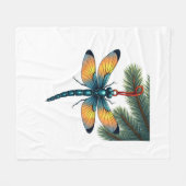 Couverture Polaire libellule ornementale (Devant (Horizontal))