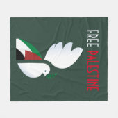 Couverture Polaire Libérer la Palestine (Devant (Horizontal))