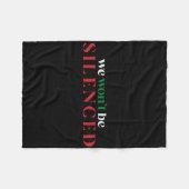 Couverture Polaire Libérez la Palestine contre l'apartheid Résister à (Devant (Horizontal))