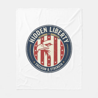 Couverture Polaire Liberté Cachée Patriotique Illusion Optique Patrio