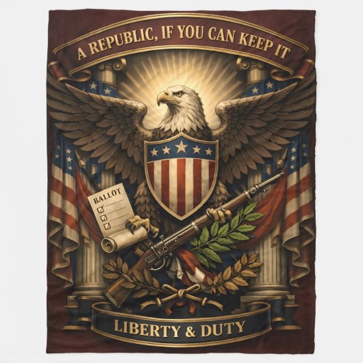 Couverture Polaire Liberté et devoir (Devant)