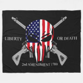 COUVERTURE POLAIRE LIBERTÉ OU MORT (Devant (Horizontal))