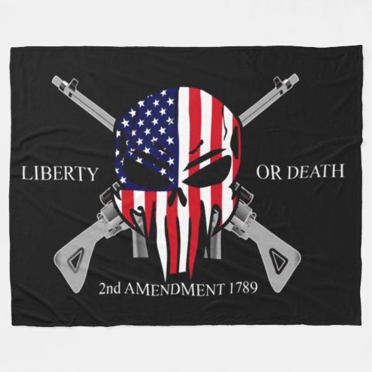 COUVERTURE POLAIRE LIBERTÉ OU MORT (Devant (Horizontal))