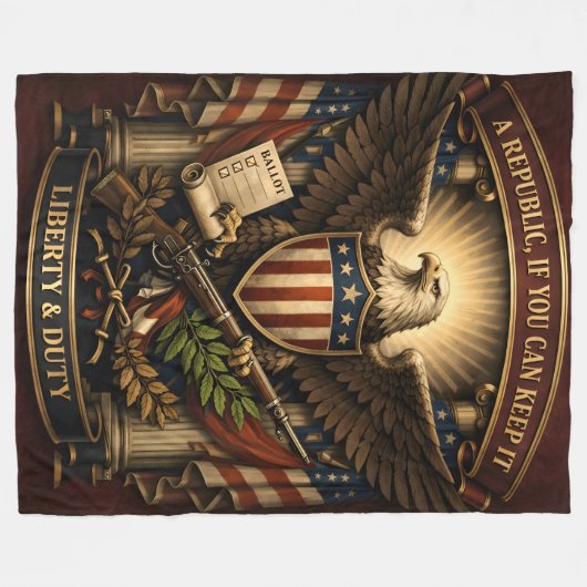 Couverture Polaire Liberty & Duty  (Devant (Horizontal))