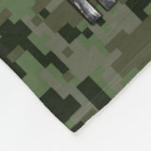 Couverture Polaire Libra Zodiac Connexion verte olive camo numérique (Coin)