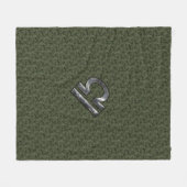 Couverture Polaire Libra Zodiac Connexion verte olive camo numérique (Devant (Horizontal))
