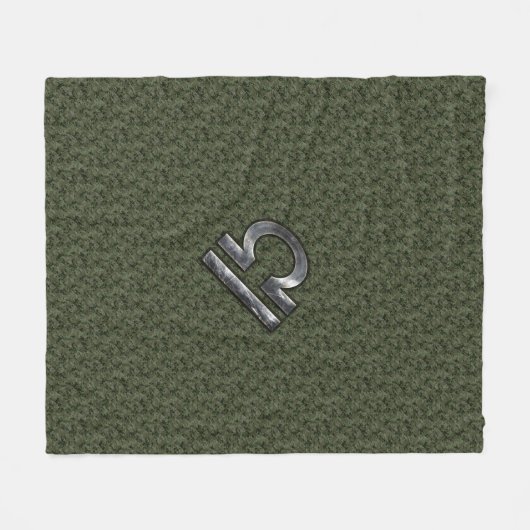 Couverture Polaire Libra Zodiac Connexion verte olive camo numérique (Devant (Horizontal))