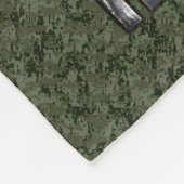 Couverture Polaire Libra Zodiac Connexion verte olive camo numérique (Coin)