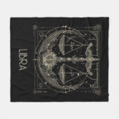 Couverture Polaire Libra Zodiac Constellation de polaire (Devant (Horizontal))