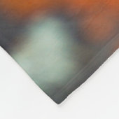 Couverture Polaire Lichen orange moss pierre gris (Coin)