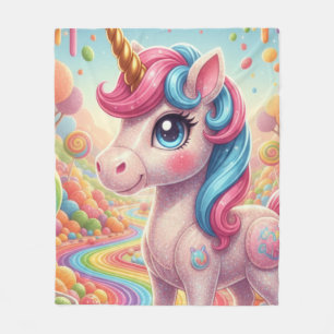 Couverture Polaire licorne 4