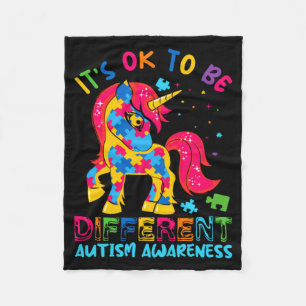 Couverture Polaire Licorne d'acceptation de la sensibilisation à l'au