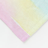 Couverture Polaire Licorne d'aquarelle (Coin)