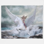 Couverture Polaire Licorne de Pegasus (Devant (Horizontal))