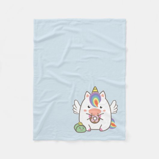 Couverture Polaire Licorne et butées toriques (Devant)