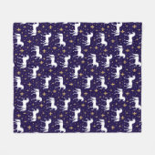 Couverture Polaire Licorne Magique (Devant (Horizontal))