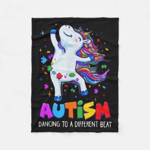 Couverture Polaire Licorne qui fait dabbing pour la sensibilisation à
