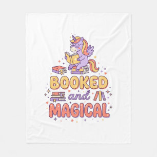 Couverture Polaire Licorne Réservée et Impression Magique Prête Fond