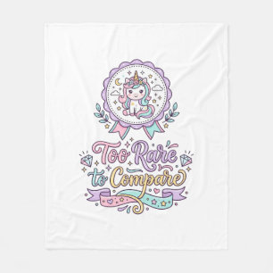 Couverture Polaire Licorne Trop Rare pour Comparer T-Shirt Pastel Mig