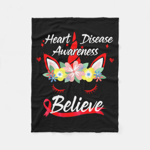 Couverture Polaire Licorne Visage Croire Sensibilisation aux maladies